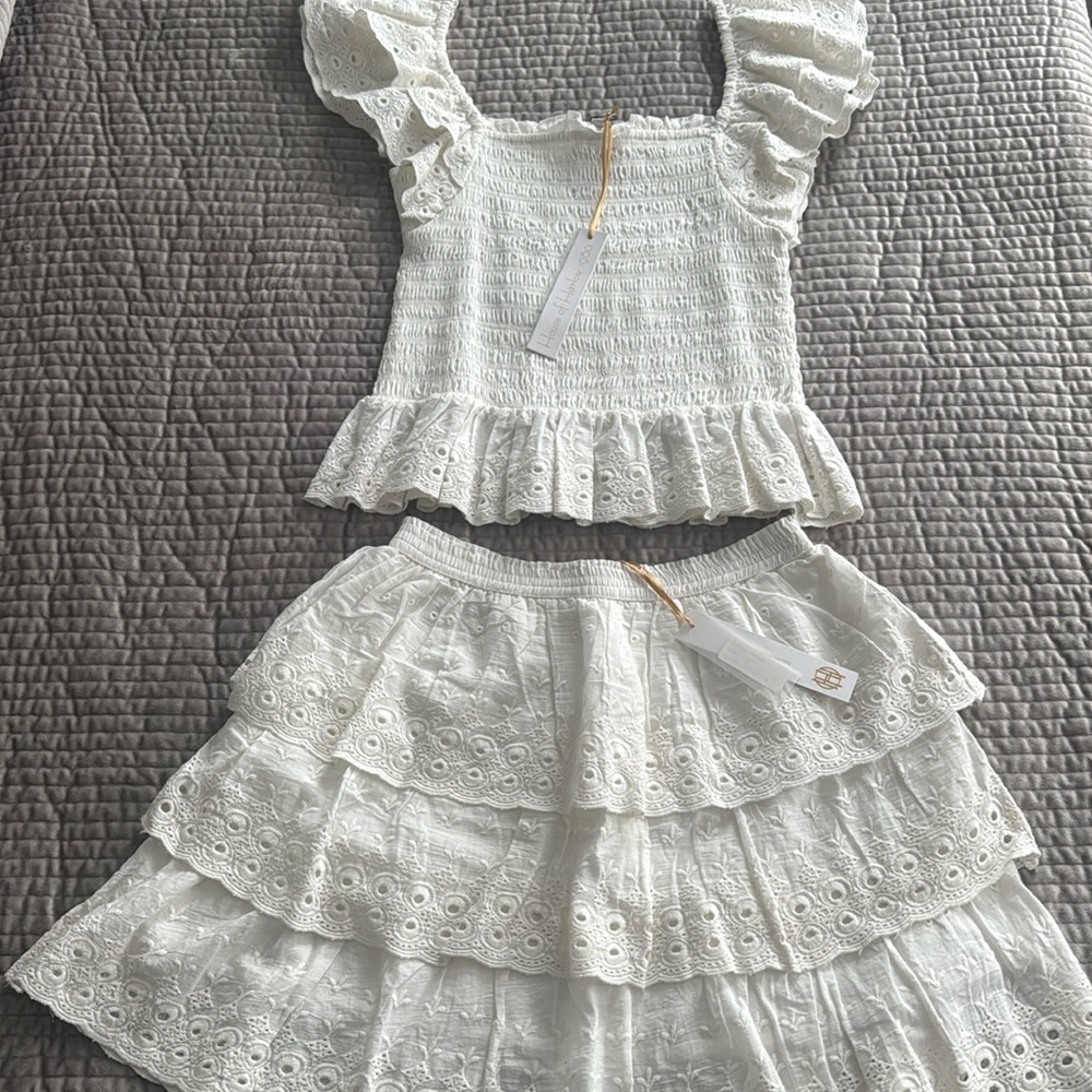 NWT House of Harlow skirt and top set